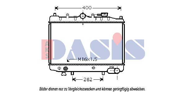 AKS DASIS Radiators, Motora dzesēšanas sistēma 110090N